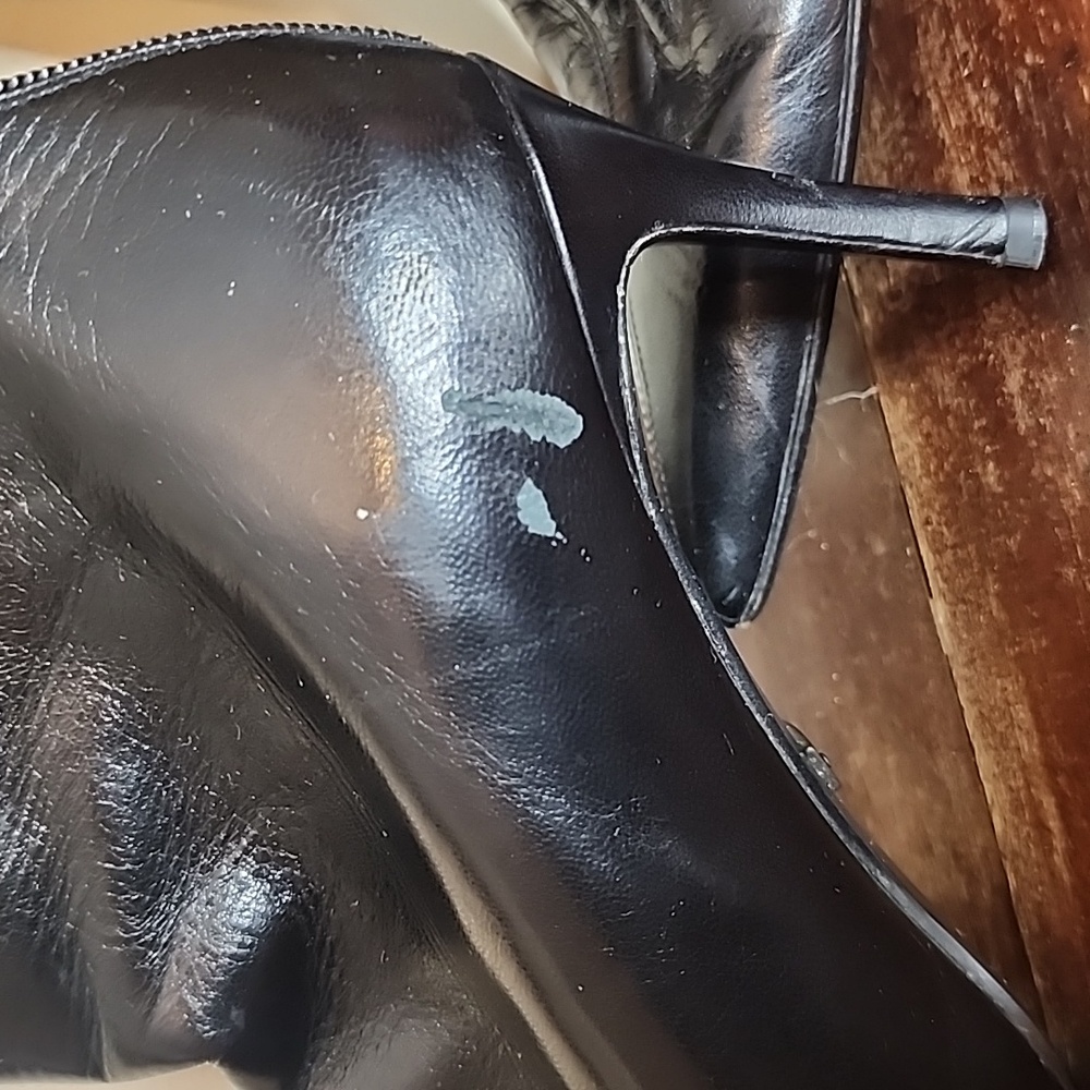 GUCCI Black Heel Boots Size 8 1/2 - Picture 3 of 11